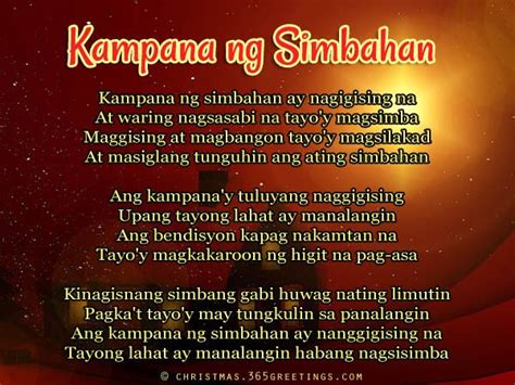 Christmas Song Lyrics Tagalog – Christmas Picture Gallery