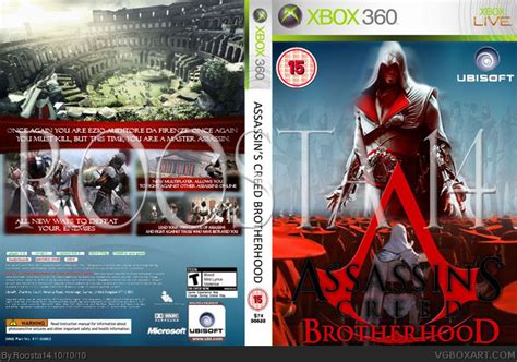 Assassins Creed Brotherhood Xbox 360 Box Art Cover By Roosta14