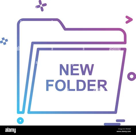 Folder Icon Design Vector Stock Vector Image And Art Alamy