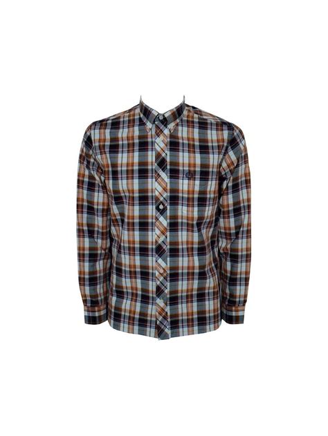 Fred Perry Fred Perry Madras Check Shirt Port Fred Perry Knitwear