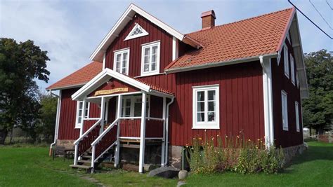 Länsmansgården Typical Swedish Houses With Well Kept Style Kalvsvik Sweden House Hus Stuga