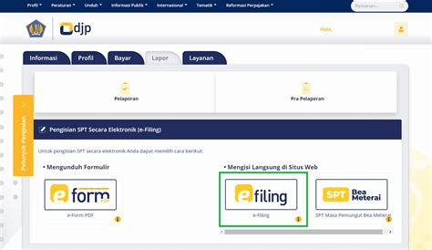 Spt Tahunan Badan Cara Lapor Pajak Melalui Djp Online
