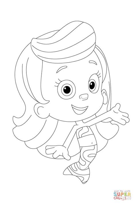 Bubble Guppies Molly Coloring Pages At Free
