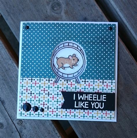 Beautiful quotes and custom designs. I wheelie like you (shaker-card). | Catarina Strandroth ...