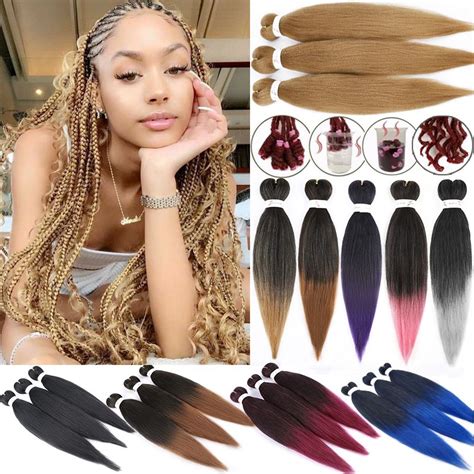 Xpression Pre Stretched Hair Extensions 2026 Expression Perm Yaki Jumbo Braids Ebay In 2021