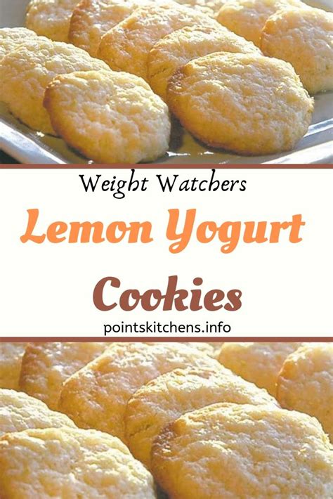Easy, vegan, paleo, fat free, and only 35 calories each! Lemon Yogurt Cookies | Lemon yogurt, Weight watcher ...