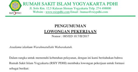 Rs islam banjarmasin merupakan salah satu rumah sakit milik organisasi islam kota banjarmasin yang bermodel rsu, dinaungi oleh pemerintah kota banj dan tercantum kedalam rumah sakit tipe c. Lowongan Kerja Rumah Sakit Islam Yogyakarta PDHI - Lowongan Kerja dan Rekrutmen Bulan Mei 2021