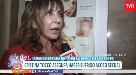 Cristina Tocco Confesó Haber Sido Víctima De Acoso Sexual No Denuncié