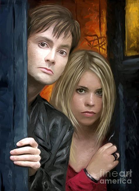 Tenth Doctor And Rose Digital Art By Dori Hartley