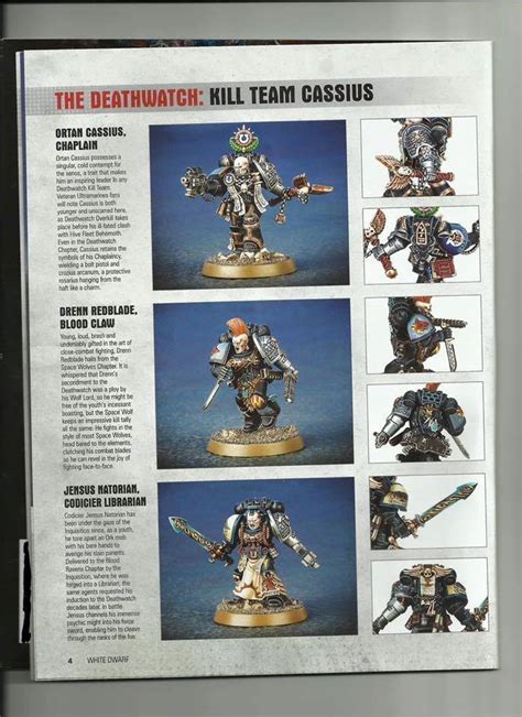 deathwatch kill team cassius pictures revealed bell  lost souls