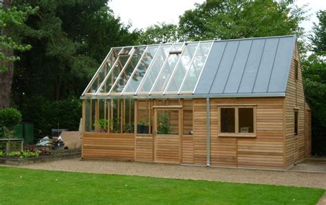 The simpler the shed exterior finishes the lower the cost. High-Quality Timber Greenhouses by Woodpecker Joinery ...