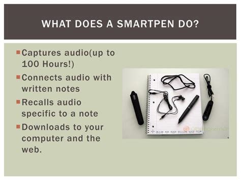 Ppt Using Smartpens In The Classroom Powerpoint Presentation Free