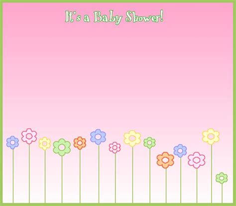 Blank Template Baby Shower Invitations Dolanpedia