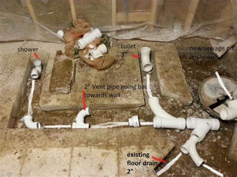 How do i vent the toilet? Basement bathroom layout up to code? - DoItYourself.com ...