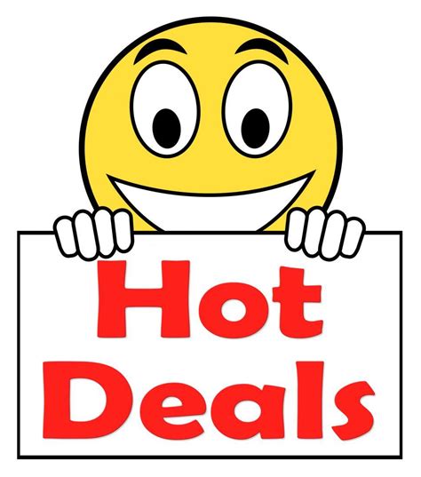 Free Stock Photo Of Hot Deal On Sign Shows Bargains Sale And Save