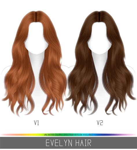 Evelyn Hair ~ Simpliciaty Sims 4 Hairs