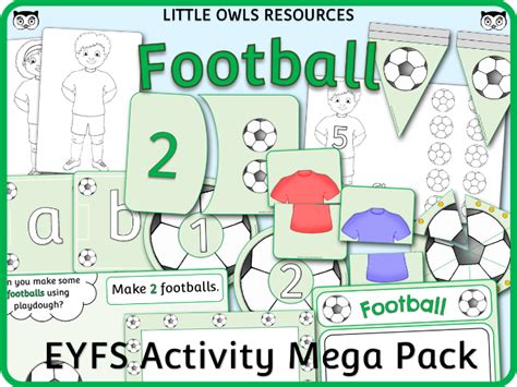 Football Eyfs Activity Mega Pack Teaching Resources