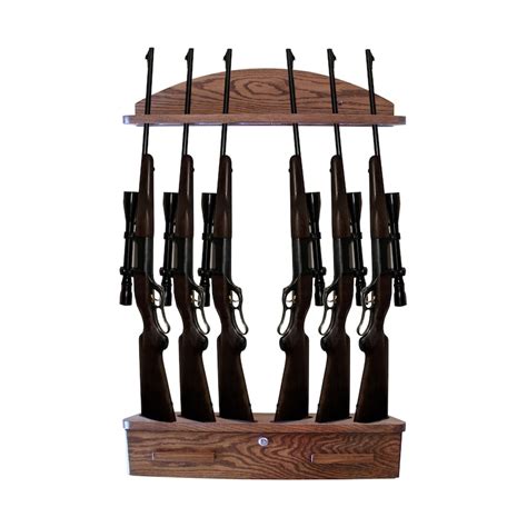 Gun Rack With Locking Ammo Cabinet Gun Vertical Wall Display Etsy