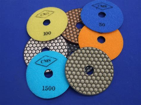 Ceramica Dry Polishing Disc For Granite And Marble 50 3000 Grit Set