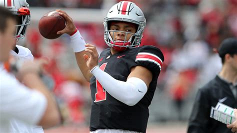 Who are justin fields parents? Justin Fields named Ohio State starting quarterback for opener