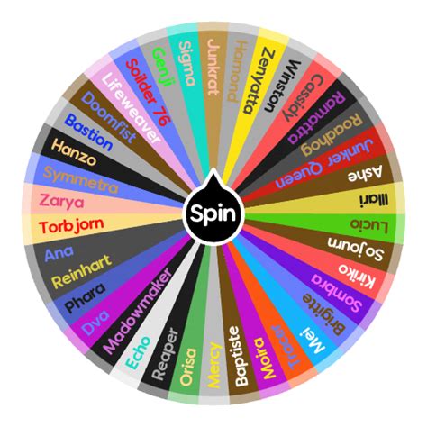 Every Overwatch 2 Character Spin The Wheel App