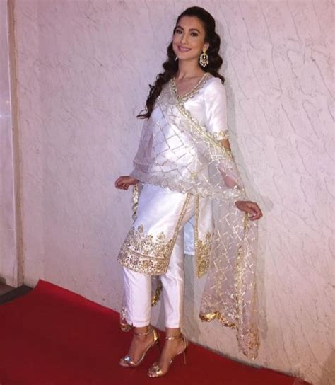 gauhar khan in a neha saran outfit indian dresses pakistani outfits pakistani dresses