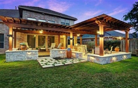 Check out these 30+ best outdoor kitchen ideas on a budget. Top 60 Patio Roof Ideas - Covered Shelter Designs