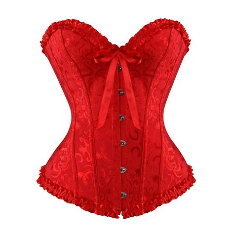 2020 Sexy Womens Plus Size Corsets And Bustiers Overbust Wedding