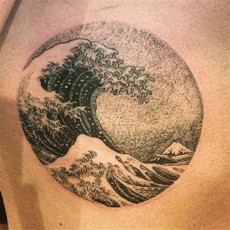 15 Powerful Hokusai Wave Tattoos Tattoodo