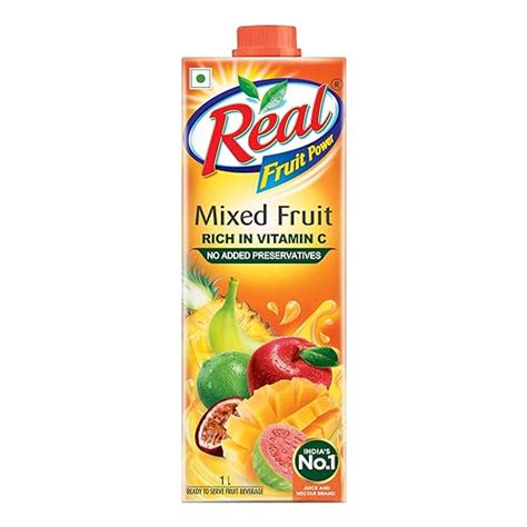 Dabur Real Fruit Power Mixed Fruit Juice 1l No Added Preservatives