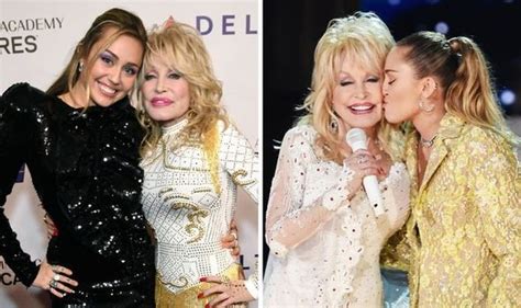How is dolly parton related to miley cyrus? Miley Cyrus godmother: Why is Dolly Parton Miley's godmother | Music | Entertainment | Express.co.uk