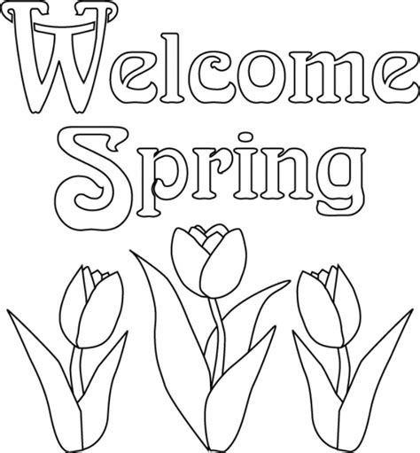 Free Coloring Pages Free For Kids Spring Time Download Free Coloring