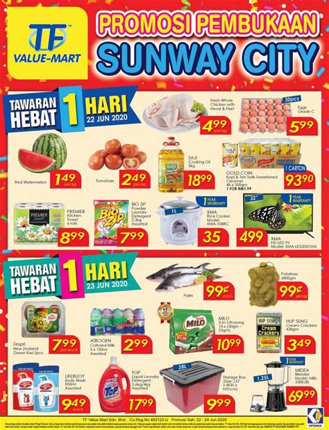 22 23 Jun 2020 Tf Value Mart Opening Promotion At Sunway City Ipoh