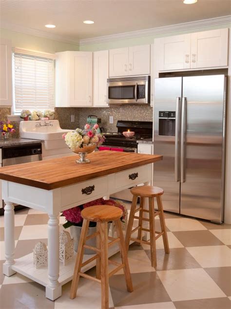 You can pour all of your creative energy into designing a small space because your dollar goes further. Small Kitchen Layouts: Pictures, Ideas & Tips From HGTV | HGTV