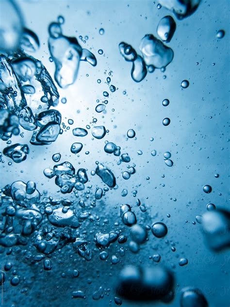 Air Bubbles In Water By Stocksy Contributor Marko Stocksy