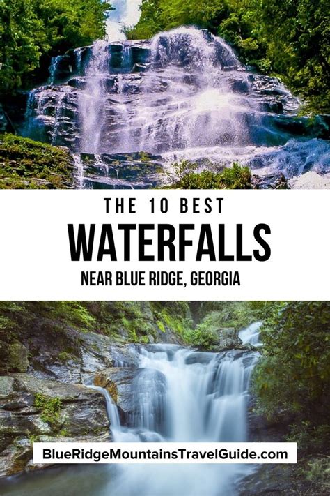 Waterfalls In The Blue Mountains With Text Overlay That Reads The 10