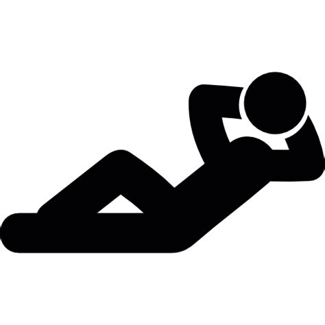 People Leisure Relaxation Rest Relax Relaxing Tired Icon