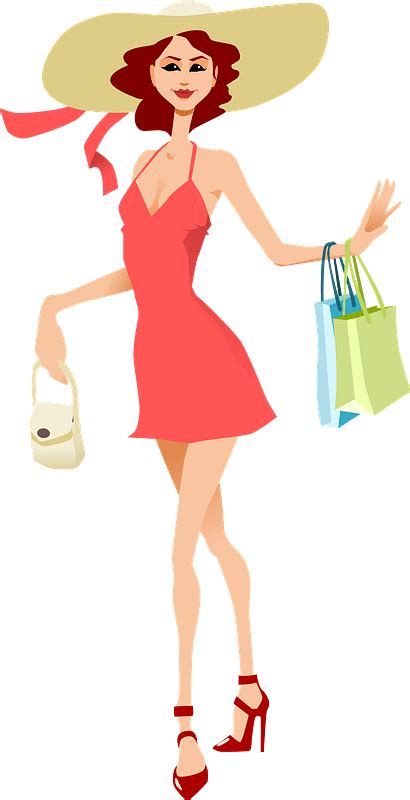 Shopping Woman Clipart Free Download Transparent Png Creazilla