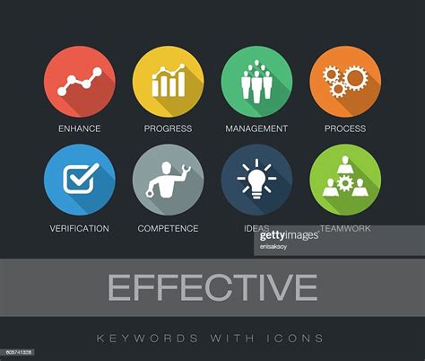 Effective Keywords With Icons High-Res Vector Graphic - Getty Images