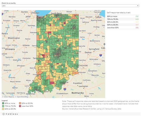 How The Census 2020 Response Rate Varied Across Indiana A Granular