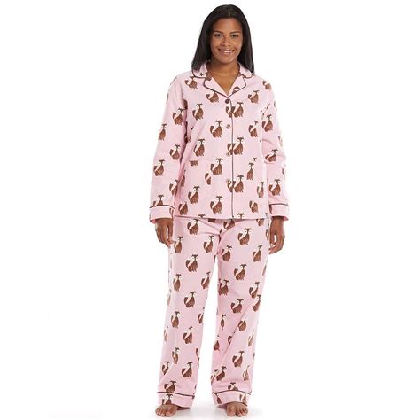 Womens Flannel Pajamas Kohls
