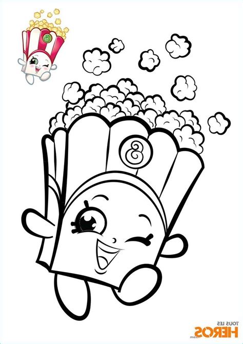 Kawaii Colorier Beau Image Coloriages Shopkins Coloriez Ces Adorables