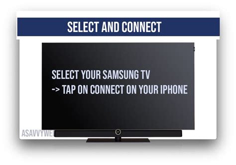 How To Connect Or Airplay Iphone To Samsung Smart Tv Screen Mirror Or