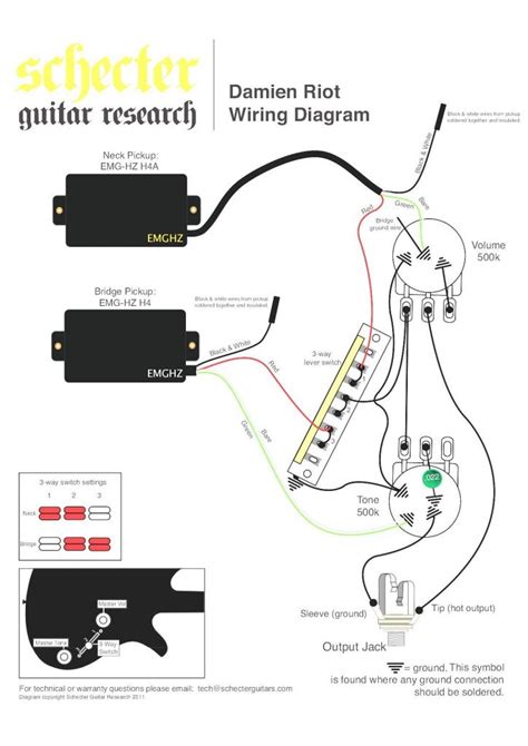 Emg Humbucker Wiring Diagram