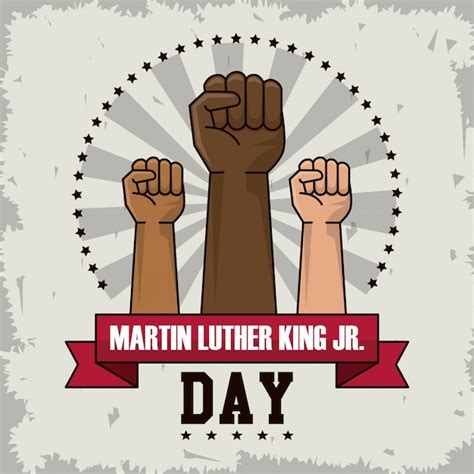 Icono Del Día De Martin Luther King Jr Vector Premium
