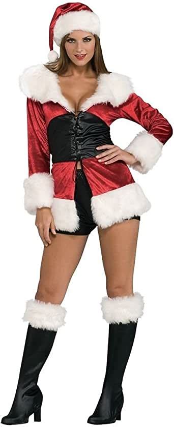 Chsgjy Sexy Christmas Costume Mrs Claus Adult Outfit Fancy