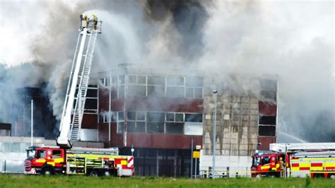 Homes Evacuated As Fire Crews Tackle Large Blaze At Primary School