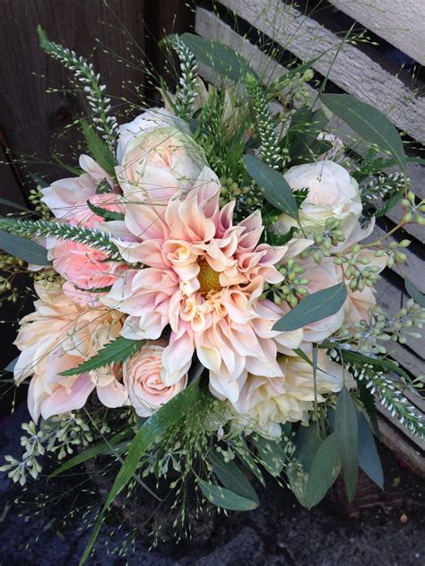 Delicate Dahlia Bridal Bouquet Pre Order In San