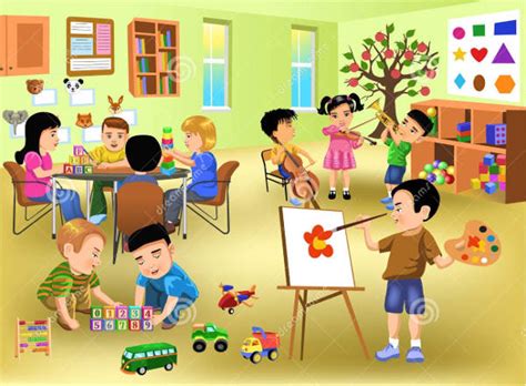 Free 5 Classroom Cliparts In Vector Eps