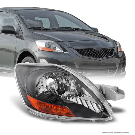 pair Fits 07-11 Yaris Sport Sedan Driver & Passenger Headlamp